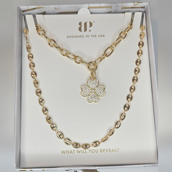 Bomb Party Summer 25 Luxe Layers Necklace "Lucky You, Gorgeous" - Picture 3 of 5